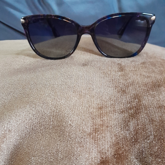 Coach Cat Eyes Confetti Purple Perscription  Sunglasses W/Case EUC - Picture 2 of 11